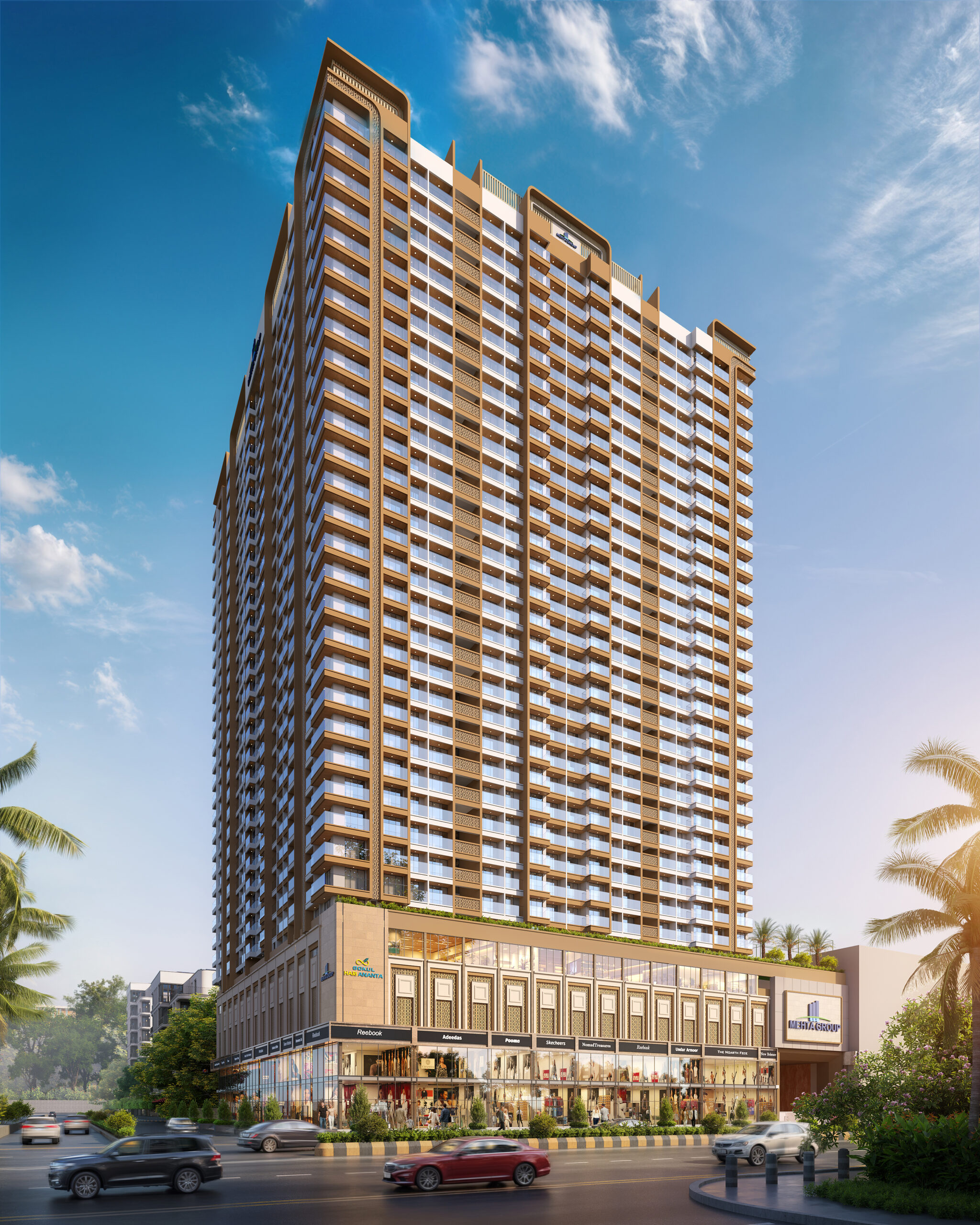 Day view of Gokul Hari Ananta tower Virar West Maharashtra